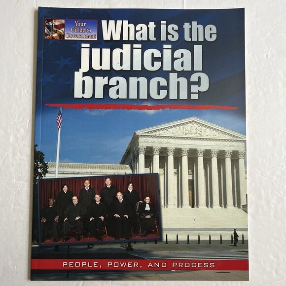 What Is the Judicial Branch by Ellen Rodger Paperback Educational Book - Picture 1 of 9
